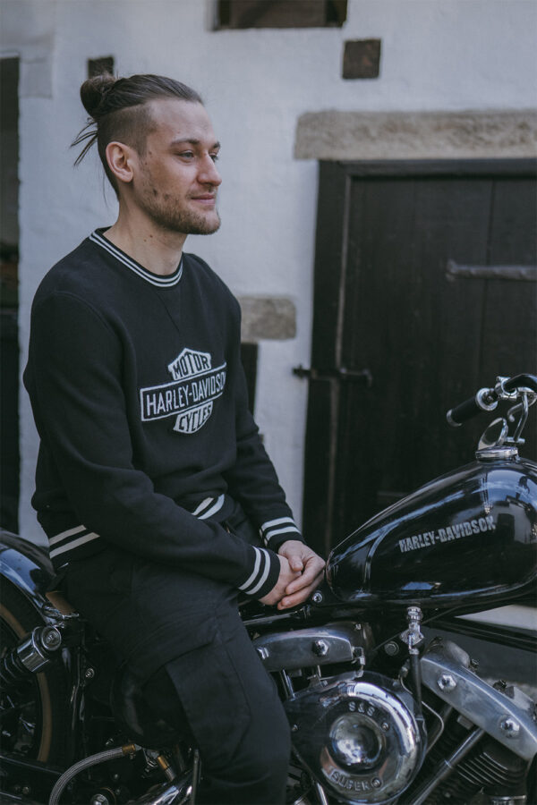 Harley Davidson Sweater Schwarz von Champion