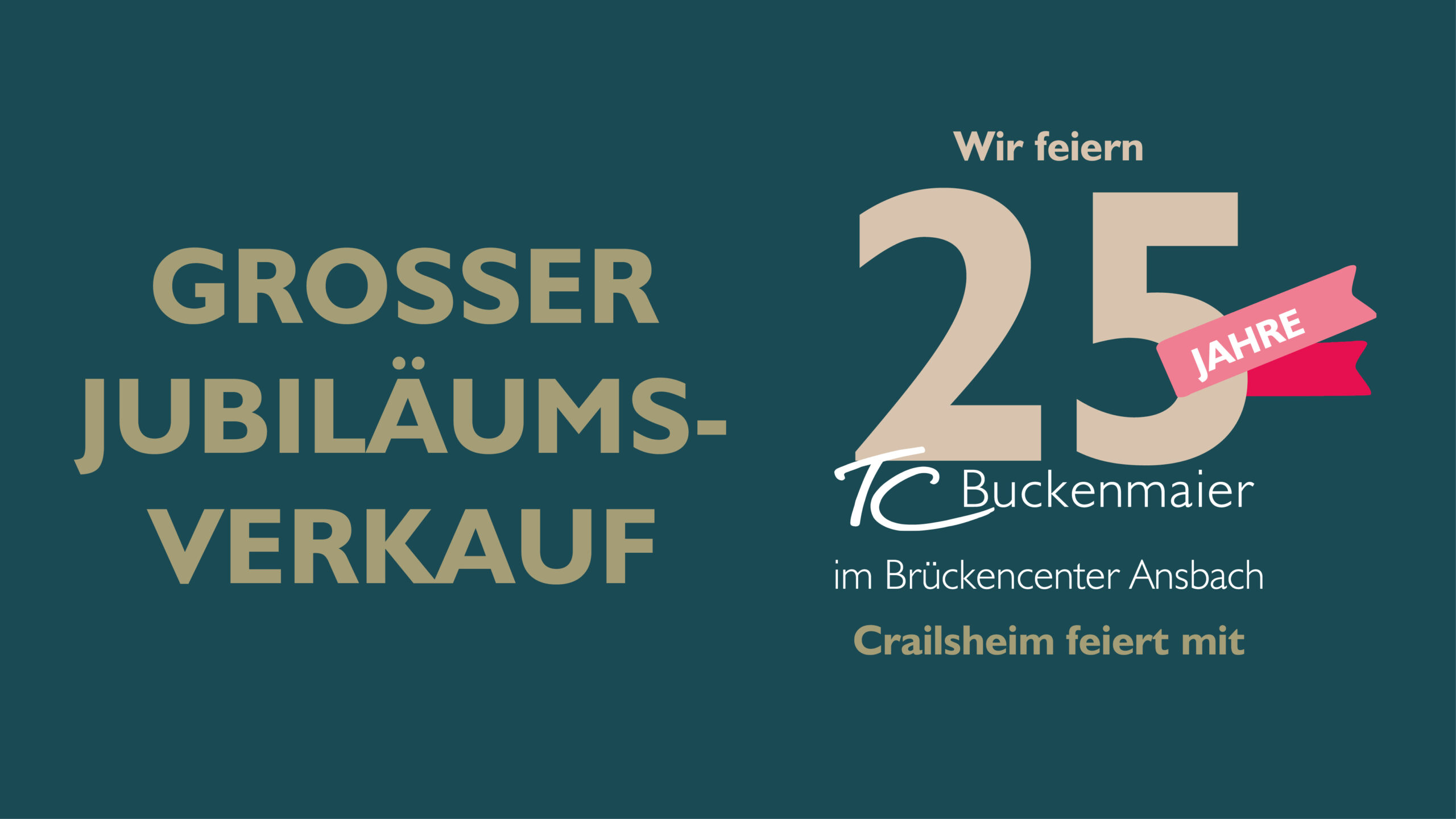 Wir feiern 25 Jahre TC im Brücken-Center Ansbach